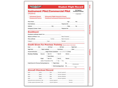 Student Flight Records: Instrument & Commercial
