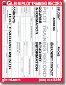 Private Pilot Training Record book