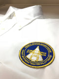 FAA Master Award Embroidered Patch Long Sleeve Dress Shirt