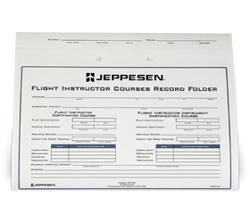 Flight Instructor Record Folder